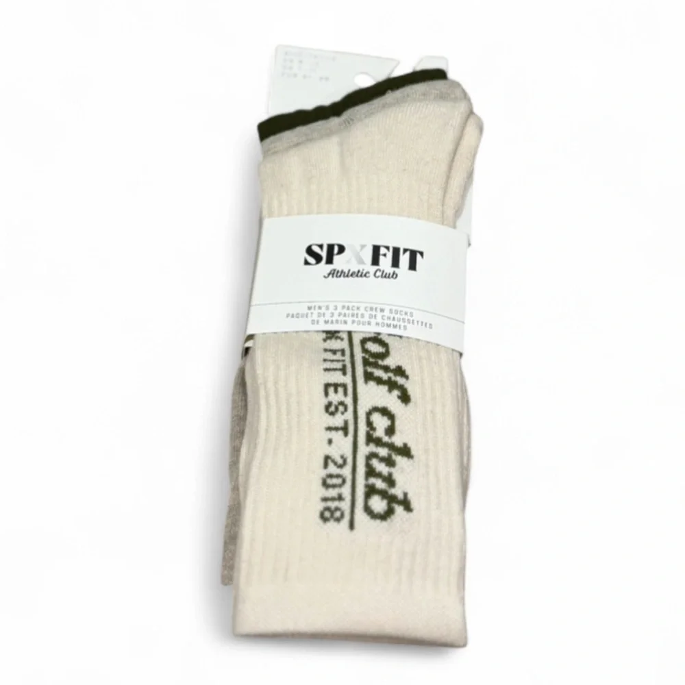 🧦2 for $20🧦 NWT Men's Crew Golf Socks 3-Pack Size US (8-12)